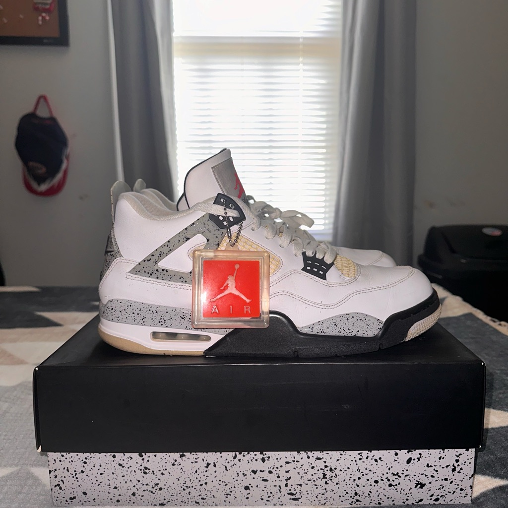 Jordan 4 White Cement Og Size 12